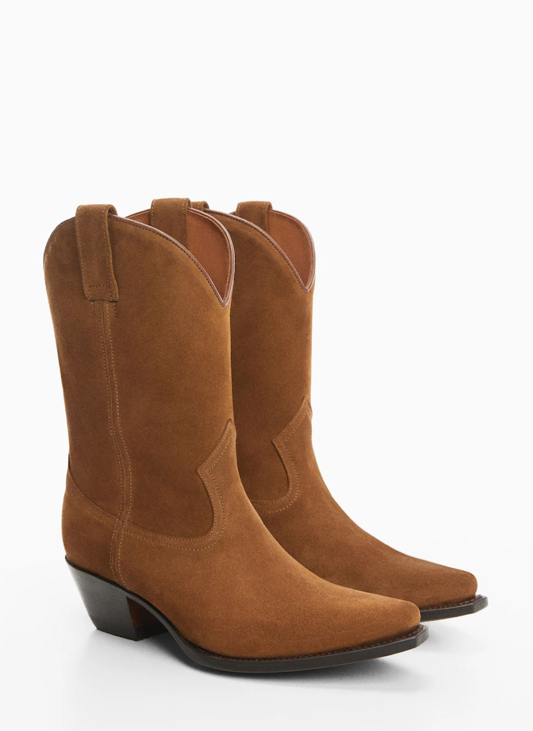 Cowboy split leather ankle boot - Image 2