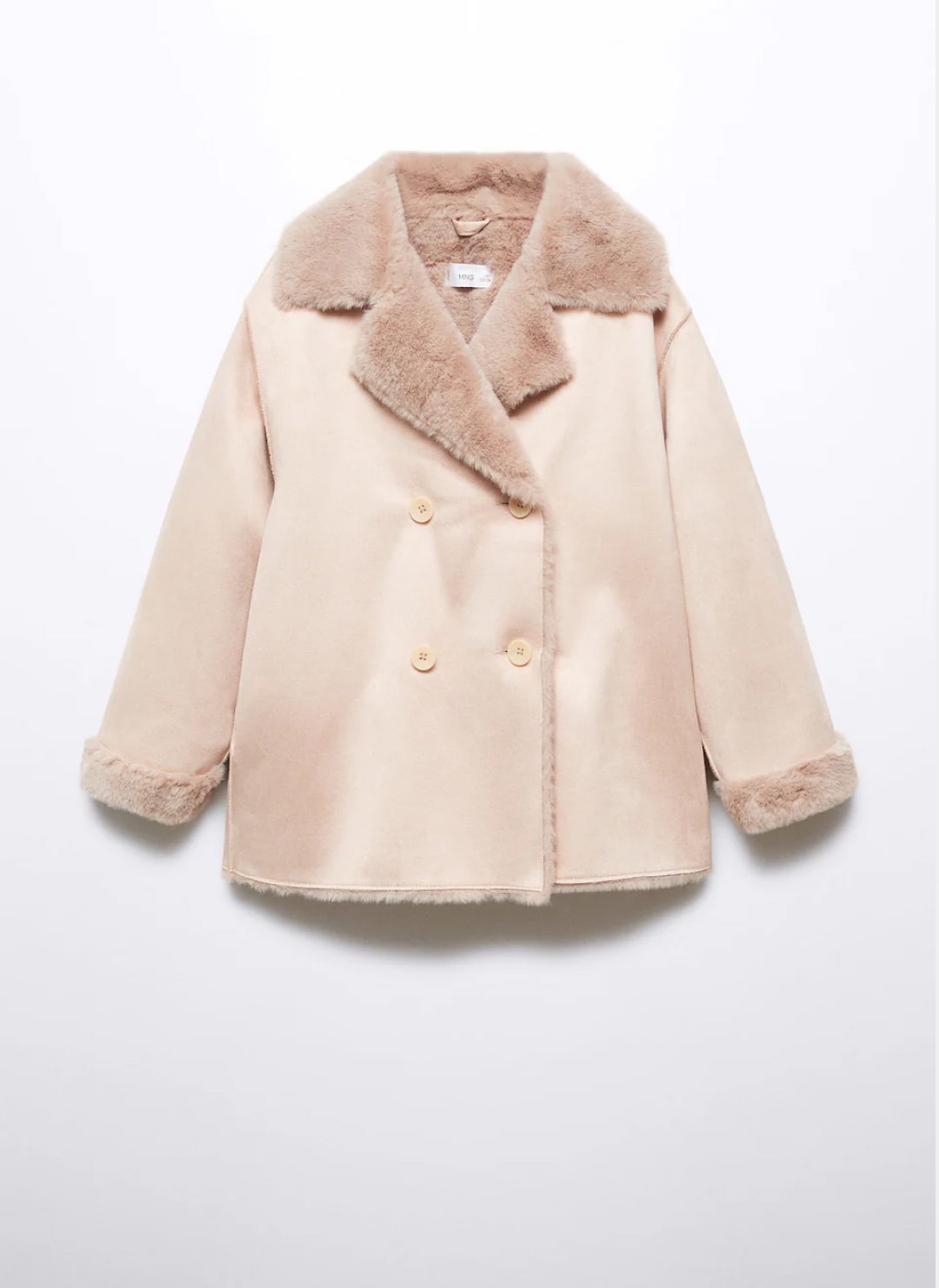 Foux shearling - lined coat - Image 3